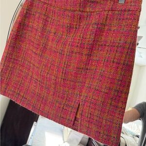 Skies Are Blue Multicolor Tweed Mini Skirt size M